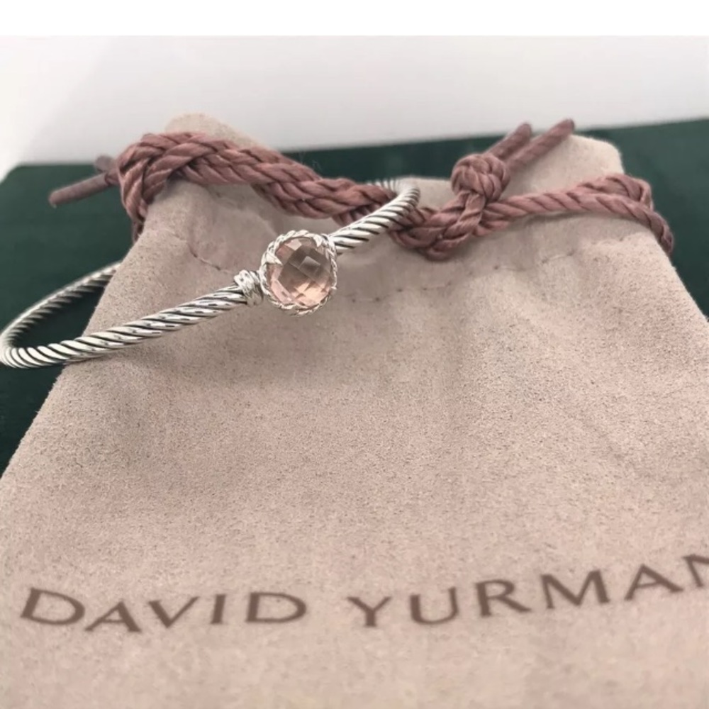 David Yurman Chatelaine Morganite Bracelet .925